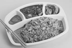 Chicken Fried Rice With Chilli Chicken