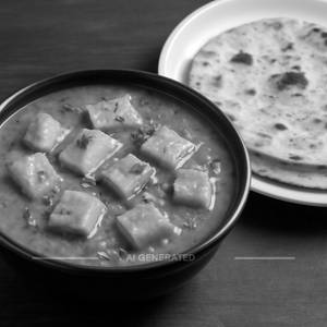 Paneer Masala+tawa Roti