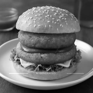 Double Aloo Tikki Burger