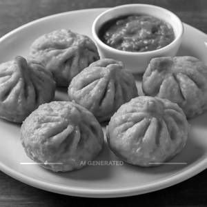 Fried Veg Momos [6 Pieces]