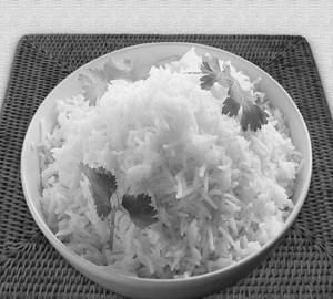 Plain rice
