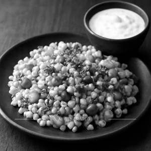 Sabudana Khichdi With Curd