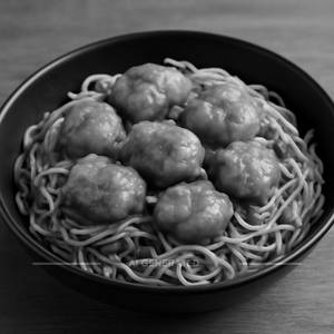 Chicken manchurian noodles