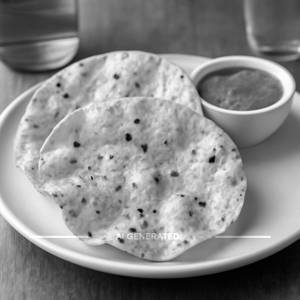 Fry papad [2 pieces]
