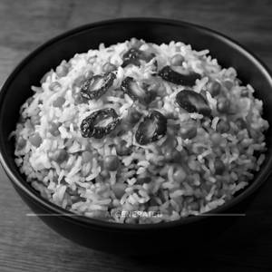 Burnt garlic rice [veg]