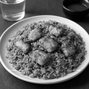 Fish fried rice