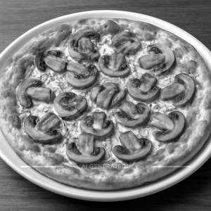 Mushroom Pizza