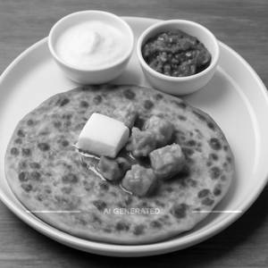 Butter Paneer Paratha
