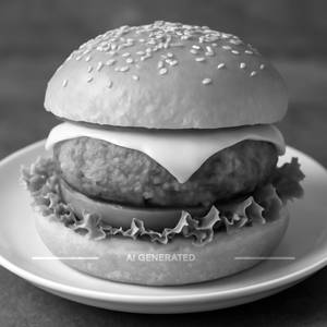 Aloo Tikki Burger With Cheese 