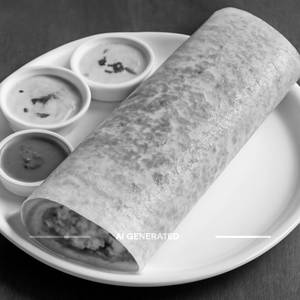 Butter Paper Masala Dosa