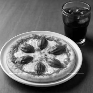 Margherita Pizza  +  cold drink 