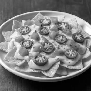 Spicy Cheese Nachos