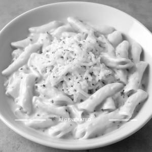 White Sauce Pasta With Cheese