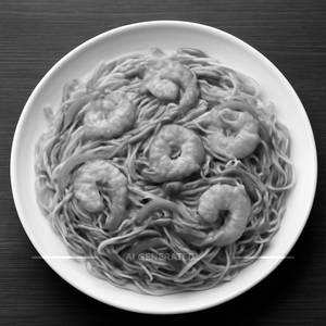 Prawns hakka noodles