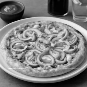 Onion capsicum pizza