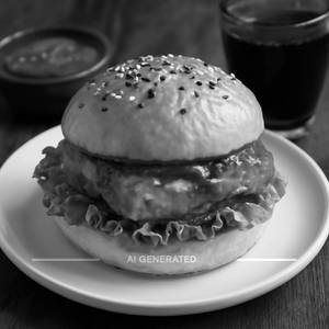Paneer schezwan burger
