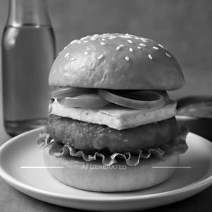 Paneer Aloo Tikki Burger