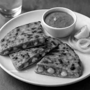 Paneer Paratha (tandoori)