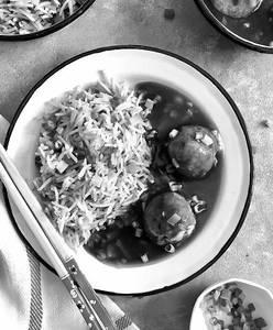Veg Fried Rice With Gravy