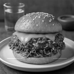 Spicy Chicken Cheese Burger