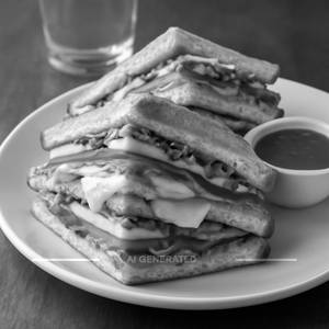 Veg Cheese Club Sandwich