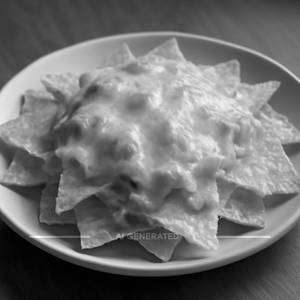 Plain Cheesy Nachos