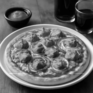 Paneer tikka pizza