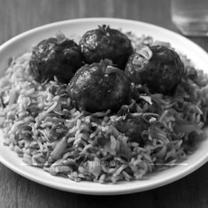 Veg Manchurian Fried Rice