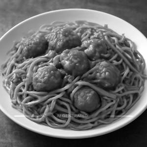Chicken manchurian noodles