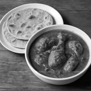 Chicken Masala +2 Roti