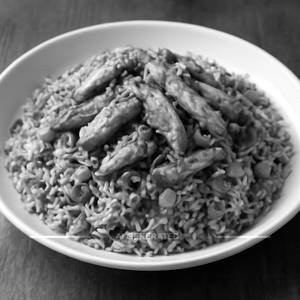 Chicken tripple fried rice
