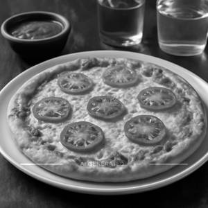 Tomato cheese pizza