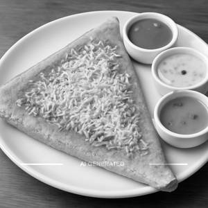 Cheese Schezwan Plain Dosa