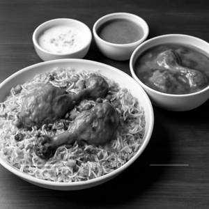 Chicken Biryani With Gravy (Pack of 4)                            