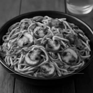 Mushroom Schezwan Noodles