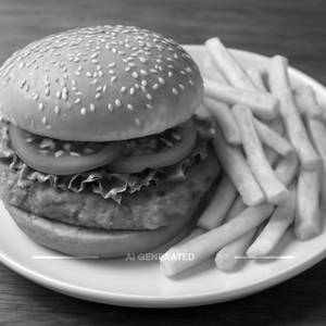 Chicken Sandwich with French Fries