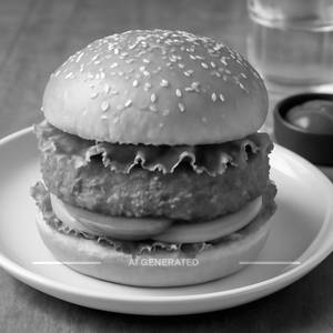 Veg crispy burger                           