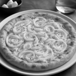 Onion garlic pizza