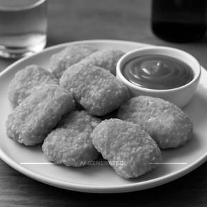 Crunchy chicken nuggets