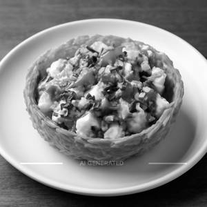 Aloo Basket Chatt Plate