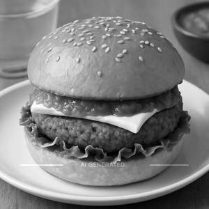 Schezwan Cheese Burger