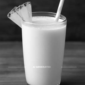 Pineapple milkshake
