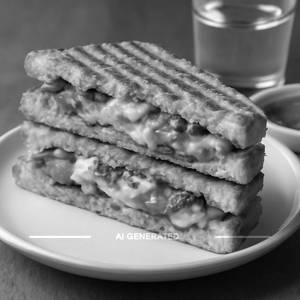 Vegetable Cheese Grilled Sandwich