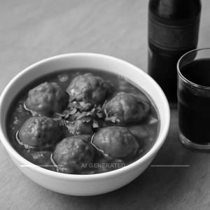 Veg munchuriya + thums up