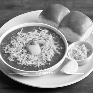 Cheese pav bhaji