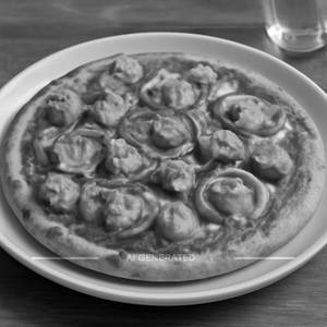 Spicy paneer pizza