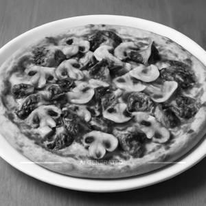 Mushroom & Spinach Pizza