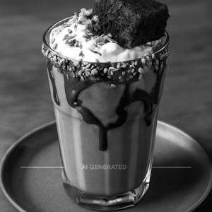 Nutella Brownie Milkshake