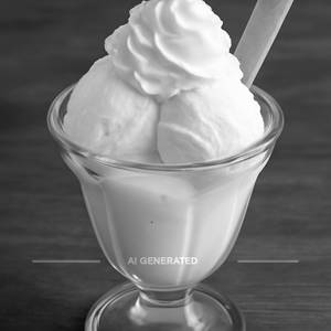 Butter Scotch Coffee With Vanilla Ice Cream