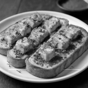 Paneer Tikka Garlic Bread